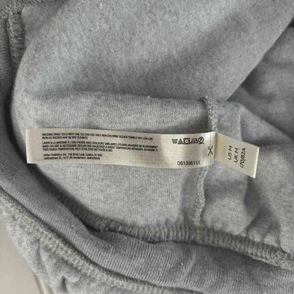 Daily Practice Anthropologie Lounge Jumpsuit (Size M) Grey Velour Wide Leg Ankle - Picture 8 of 8